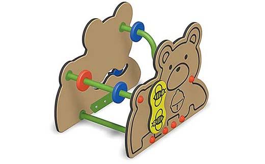 乳幼児遊具 くまくん 室内 子供用 つかまり立ち 遊具 クマ   F5J-1195