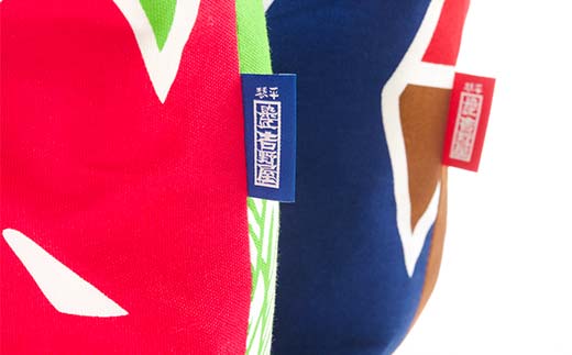 KONBAG ランチバッグ かばん 鞄 カバン 讃岐のり染 歌舞伎 かぶき カブキ 金毘羅大芝居 幟 のぼり 香川 琴平 F5J-806