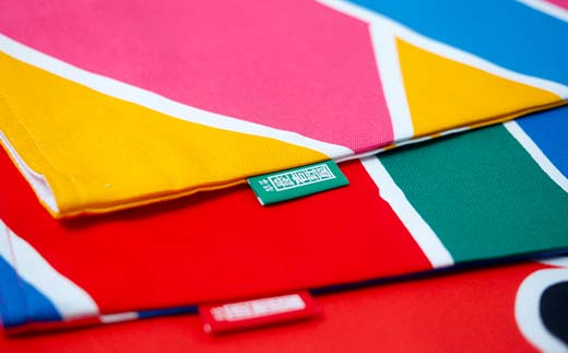 KONBAG A4トートバッグ かばん 鞄 カバン 讃岐のり染 歌舞伎 かぶき カブキ 金毘羅大芝居 幟 のぼり 香川 琴平 F5J-805