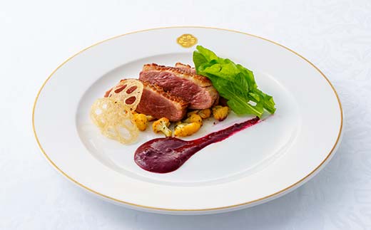 神椿 ランチフルコース【金椿】1名 お食事券 コース料理 ブランド肉 ギフト 四国 F5J-943