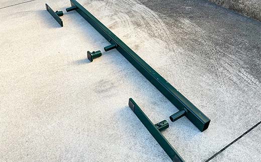 スケートボードレール ロー 角パイプ ツムラ スケートボードセクション 初心者 子ども向け  F5J-1198