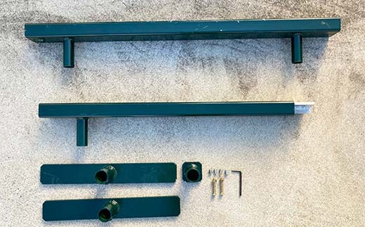 スケートボードレール ロー 角パイプ ツムラ スケートボードセクション 初心者 子ども向け  F5J-1198