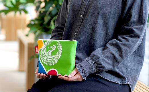 KONBAG ポーチ 小物入れ 小物 プレゼント 和風 讃岐のり染 歌舞伎 かぶき カブキ 金毘羅大芝居 幟 のぼり 香川 琴平 F5J-915