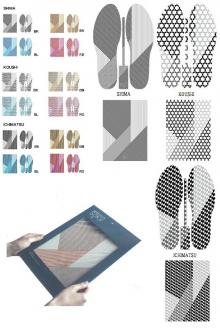 グラフィックインソールSOKO セットC（おしゃれな中敷）【C-1】