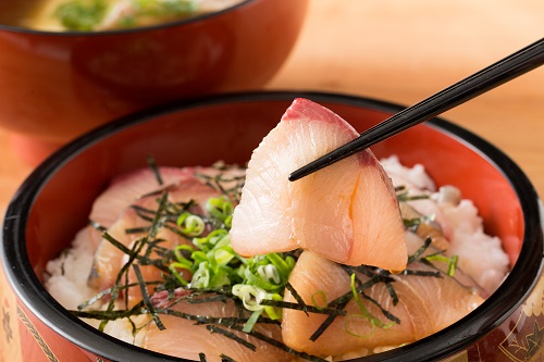 期間限定受付　オリーブハマチ１本まるごと（四分一カット）【C-233】