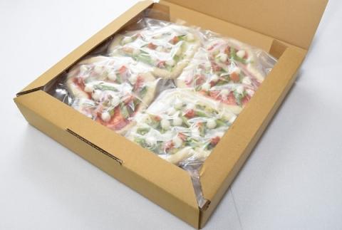 さぬきのめざめ　ハートピザ2種（マルゲリータ・ジェノベーゼ）（８枚入・2ケース）【A-102】