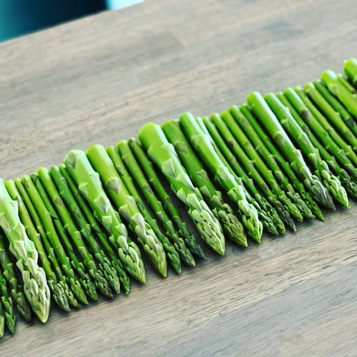 アスパラ王子が育てた自慢のアスパラ　おおもりやオリジナル　穂だけアスパラ1kg【予約受付：令和8年4月頃より御用意出来次第発送】【H-77】