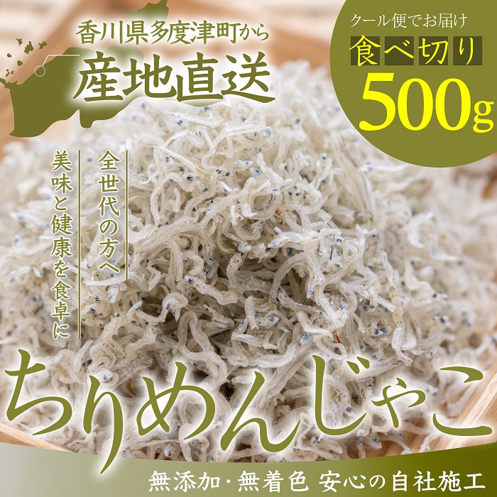 瀬戸内香川県産 ちりめん 500g【L-64】