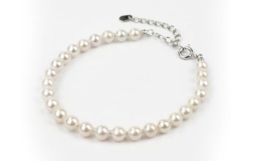 パール ブレスレット 5.0-5.5mm Silver925アジャスター付