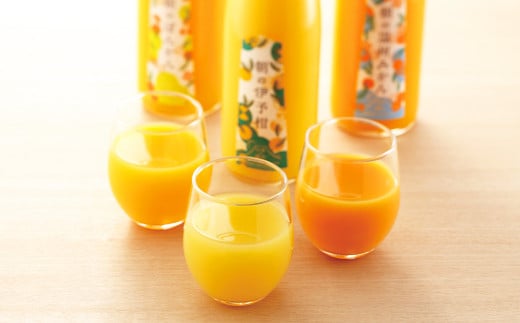 朝のジュース 3本