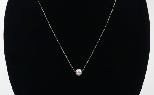真珠 一粒ネックレス 6.0～6.5mm K18YG （856）