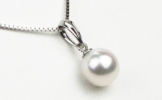 花珠真珠 キュービックジルコニア 2Wayペンダント