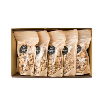 ミックスグラノーラ ( 白砂糖不使用・グルテンフリー ) 5個 セット【化粧箱入り】【受注生産】750g ( 150g×5個 )