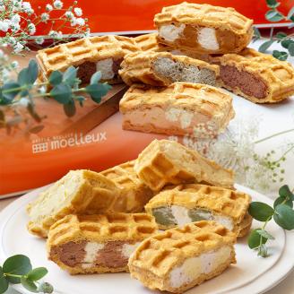 ふんわりやわらかい和三盆ワッフル１0個入