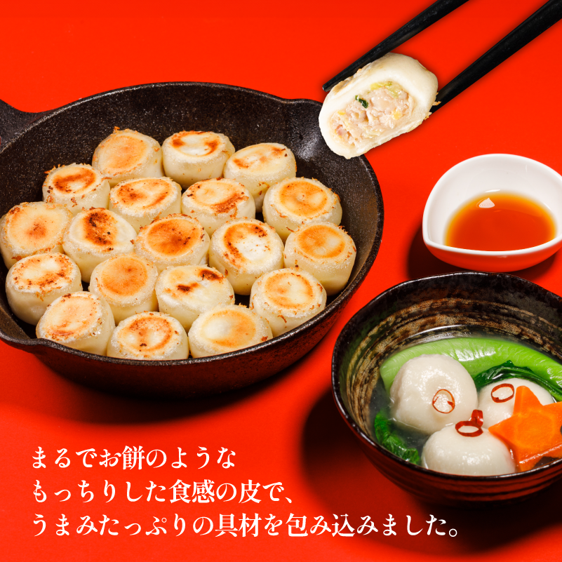 もち〇生餃子 【25個入×5パック 計125個】 冷凍餃子 国産豚肉