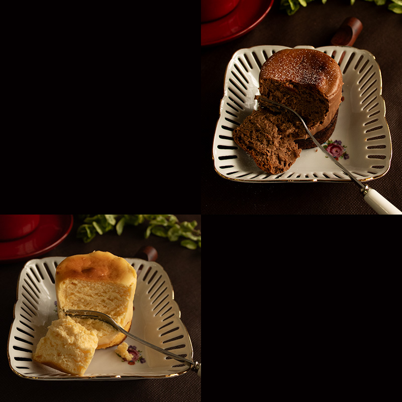 【2種類 4個】 フロマージュケーキ Orcival | チーズケーキ クリームチーズ スイーツ 手作り 種類 お取り寄せ 日持ち 冷凍 焼菓子 洋菓子 愛媛 松山 4個(レモン・チョコレート)