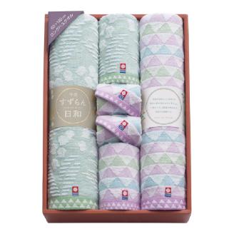 今治すずらん日和 【6枚セット】 バス・フェイスタオル・タオルハンカチセット 愛媛 松山 今治 タオル