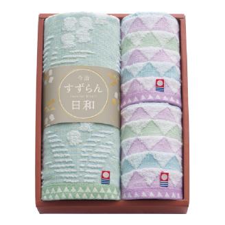今治すずらん日和 【3枚セット】 フェイスタオル・タオルハンカチセット 愛媛 松山 今治 タオル