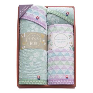 今治すずらん日和 【4枚セット】 バス・フェイスタオル・タオルハンカチセット 愛媛 松山 今治 タオル