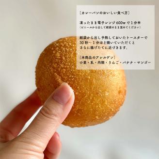 自然をほおばる こどもカレーパンセット 8個 自家製 カレーパン お取り寄せ 冷凍 天然酵母 カレー 子供 人気