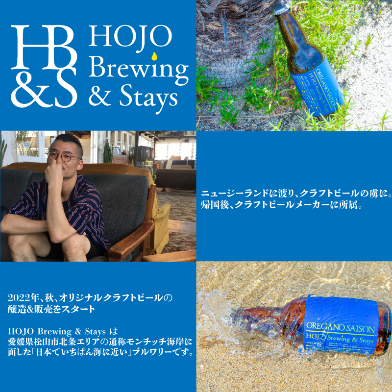 HOJO Brewing & Stays クラフトビール 全2回 定期便 4本セット おまかせセット | ビール クラフトビール 地ビール クラフト クラフトビール飲み比べ クラフトビール 飲み比べ 地ビール 飲み比べ 瓶ビール 愛媛県 松山市 北条 クラフトビール