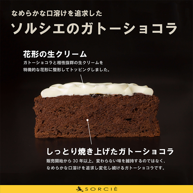 魔法洋菓子店ソルシエのガトーショコラ クラシック 5号