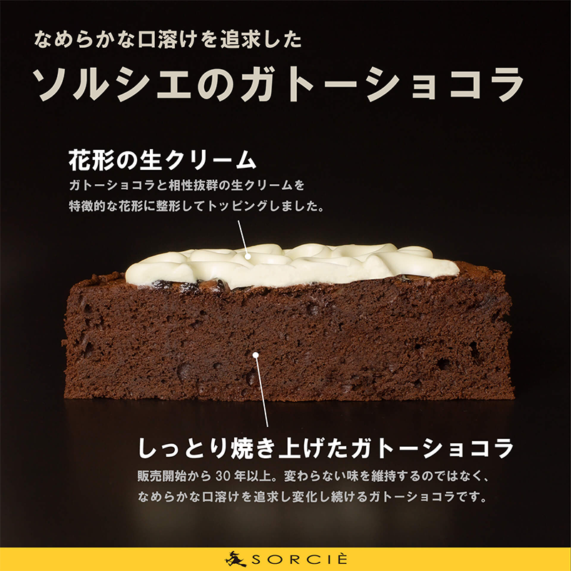 魔法洋菓子店ソルシエのガトーショコラ クラシック 6号