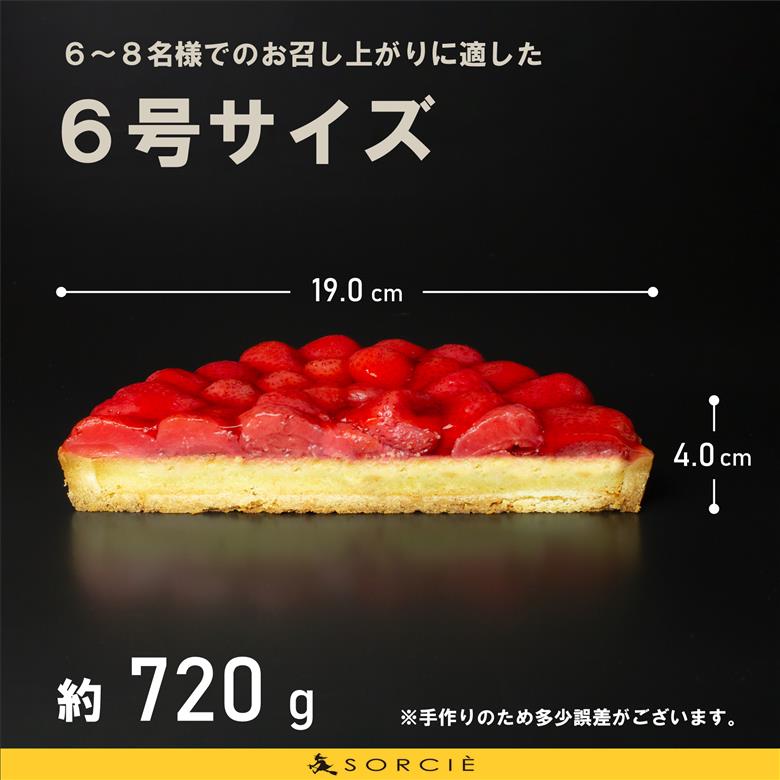 【着日指定可】誕生日ケーキ 苺 のコンポート タルトケーキ 6号 直径19cm 6人～8人分 720g 【バースデー飾り付】 スイーツ ギフト いちご | デザート ケーキ お菓子 洋菓子 冷凍 着日指定 お誕生日 誕生日 ギフト お祝い 愛媛県 松山市 6号【バースデー飾り付】
