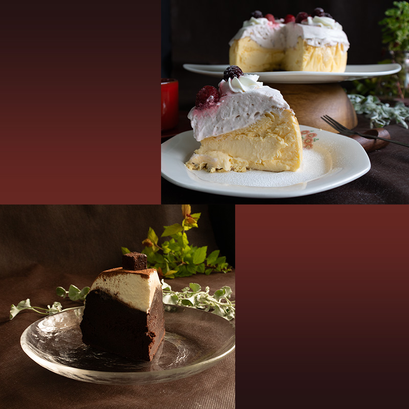 【トリプルベリーティラミスバスクチーズケーキ】 1度で2度美味しい！ボリュームたっぷり 2層ケーキ ホールケーキ Orcival | ティラミス ベリー いちご ケーキ チョコレート スイーツ 手作り 種類 お取り寄せ 日持ち 冷凍 焼菓子 洋菓子 愛媛 松山 【ホールケーキ】トリプルベリーティラミスバスクチーズケーキ