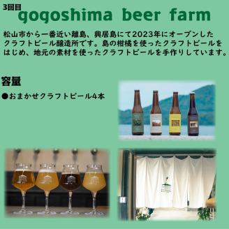 【全4回】松山クラフトビール定期便 愛媛県 松山市 クラフトビール
