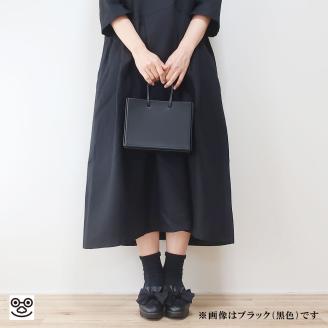 バッグ修理Reterra（リテラ）オリジナル箱型バック【 カーキ×エンジ （抹茶）】