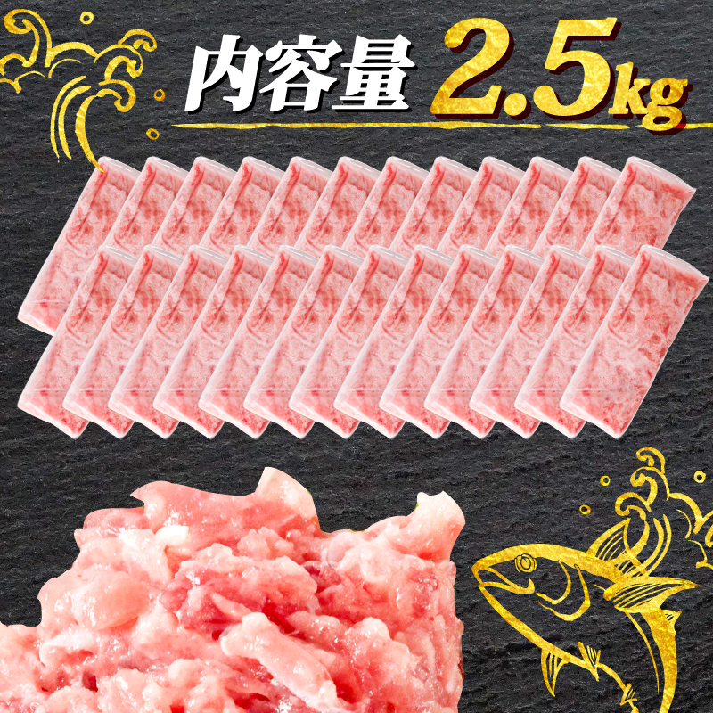 ネギトロ 100g×25パック (2.5kg) まぐろ 鮪 ねぎとろ 冷凍 魚 ねぎとろ,魚介,魚介類 ねぎとろ 海鮮丼 寿司 ねぎとろ丼 愛媛県 松山市 2.5kg ¥22,000