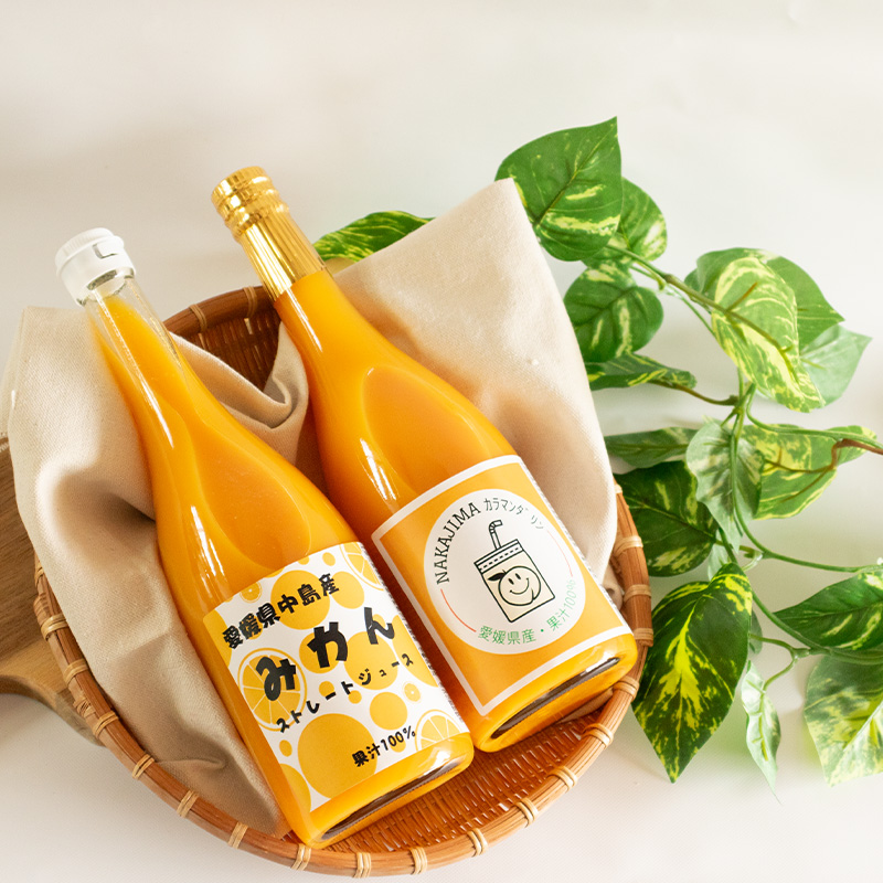 温州みかん 2本 カラマンダリン 2本 ストレート ジュース セット 【Cセット】【4本】 【Cセット】