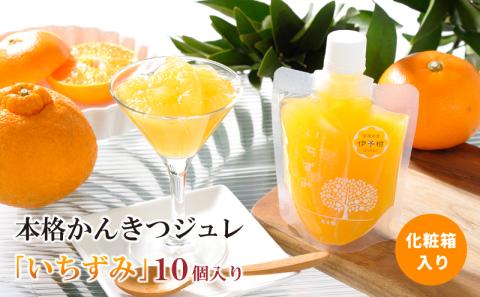 本格かんきつジュレ「いちずみ」 10個入り【化粧箱入り】1.7kg (170g×10個)