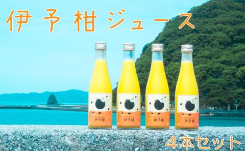 伊予柑ジュース4本セット (愛媛 松山 柑橘 果物 みかん ジュース 伊予柑 みかんジュース 4本 セット )