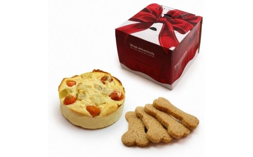 魔法洋菓子店ソルシエ 小型犬～中型犬用 ベイクドチーズケーキ 3号（180g）