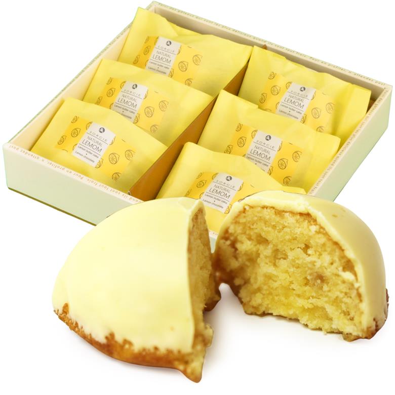 【着日指定可】焼き菓子 ギフト レモンケーキ 6個入 【 手提げ袋付 】 スイーツ 個包装 | デザート ケーキ お菓子 洋菓子 冷凍 着日指定 お誕生日 誕生日 ギフト お祝い 愛媛県 松山市 6個入り