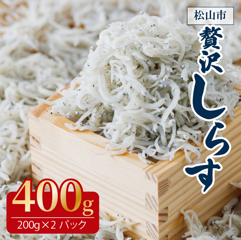 しらす 400g ( 200g × 2パック ) 冷凍 小分け 約6人前 しらす丼 丼ぶり 魚 さかな ご飯 ごはん 炒飯 チャーハン パスタ スパゲティ サラダ 卵焼き お取り寄せ グルメ 人気 おすすめ 愛媛県 松山市  人気おすすめ