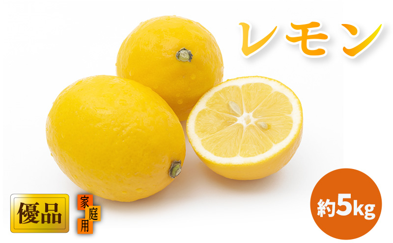 【2026年3月中旬頃から発送】 瀬戸内海の島レモン 優品・家庭用 約５kg 【優品】約5kg