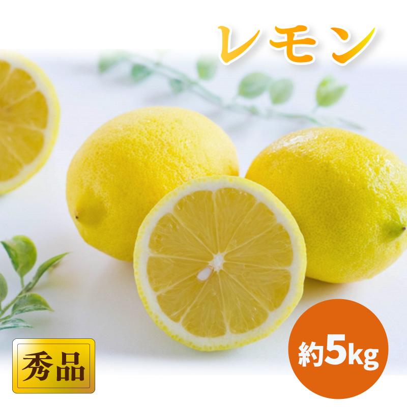 【2026年3月中旬頃から発送】 瀬戸内海の島レモン 秀品 約５kg 【秀品】約5kg