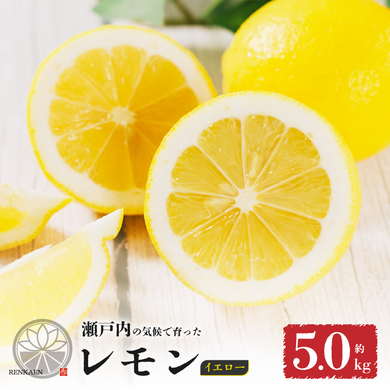 【先行予約】【イエローレモン】 【 2026年1月上旬から発送】 約5kg 防腐剤 ワックス 不使用｜ 訳あり レモン 檸檬 完熟 柑橘 酸味 国産 愛媛県産 訳あり 新鮮 愛媛 松山 イエローレモン 5.0kg ¥12,000