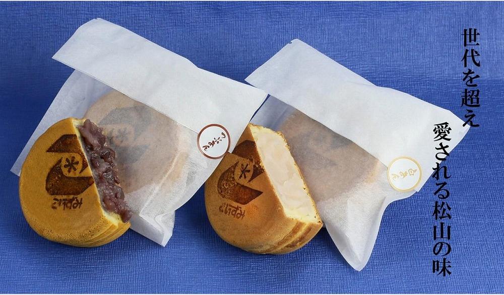 【松山老舗和菓子店】こいずみの大判焼［つぶあん］［白あん］各４個入