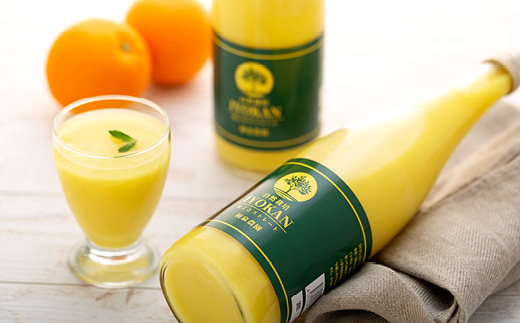 【2025年2月初旬より発送】【自然栽培】宮内伊予柑 皮ごとストレート 720ml 2本 ジュース 果汁100％ 愛媛県産