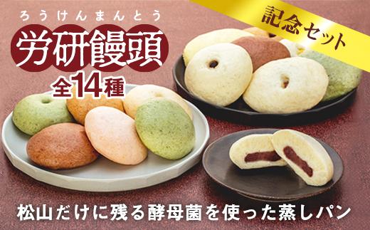 パン 労研饅頭(ろうけんまんとう)全14種類記念セットパン サンドイッチ トースト 揚げパン 朝食 朝ごはん 愛媛県松山市 愛媛県 松山市 愛媛 松山 冷凍 冷凍便 冷凍配送 冷凍発送 クール便