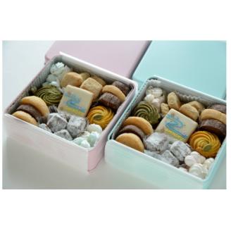 JAおちいまばり四国お遍路クッキーオールフリー四国限定オリジナルデザイン缶【B-123】