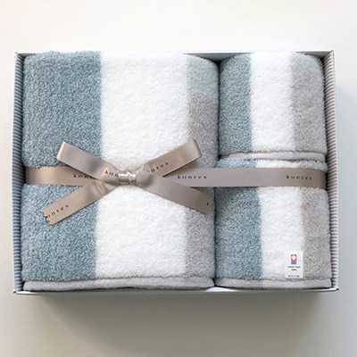 ( 今治タオル ) グレージュ ギフトセット 【ID05400】