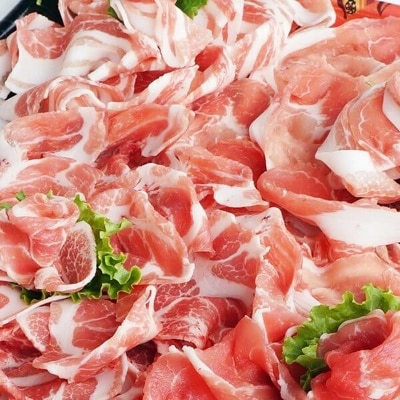 今治産仙高ポーク しゃぶしゃぶ　食べ比べセット 1kg【VB02640】【配送不可地域：離島】