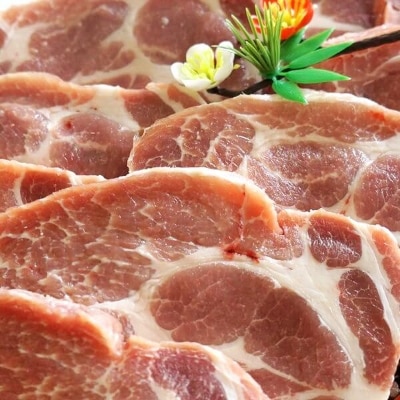 今治産仙高ポーク 豚肩ローステキカツ用 約1kg【VC00300】【配送不可地域：離島】