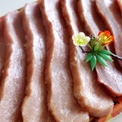 今治産仙高ポーク 豚ももソテー用 約1.5kg【VC00350】【配送不可地域：離島】