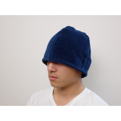 ( 今治タオル ) サウナハットとサウナマットのセット　ネイビー 【IB07050NV】